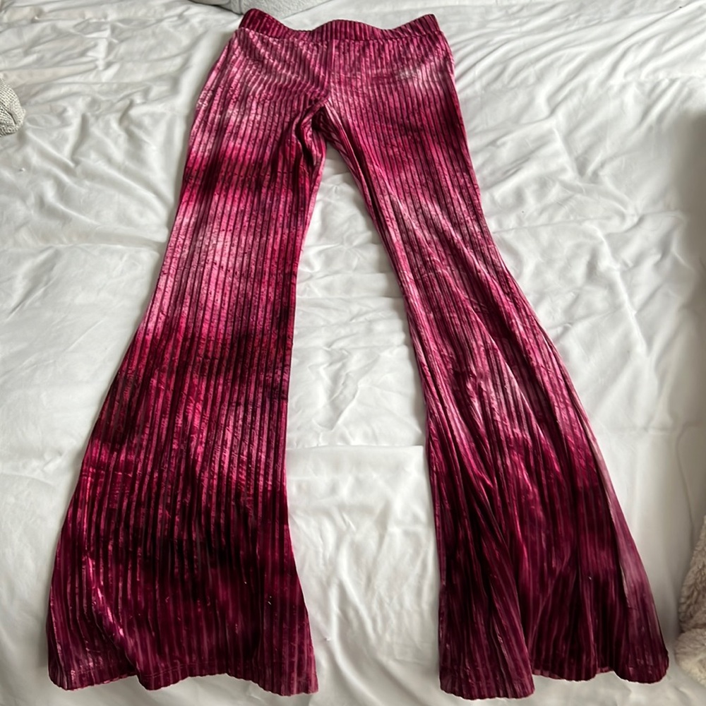 Forever 21 pink flare pants